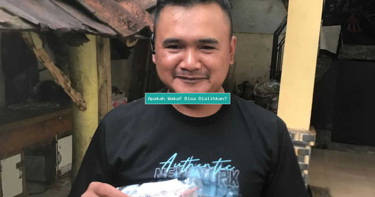Apakah Wakaf Bisa Dialihkan?